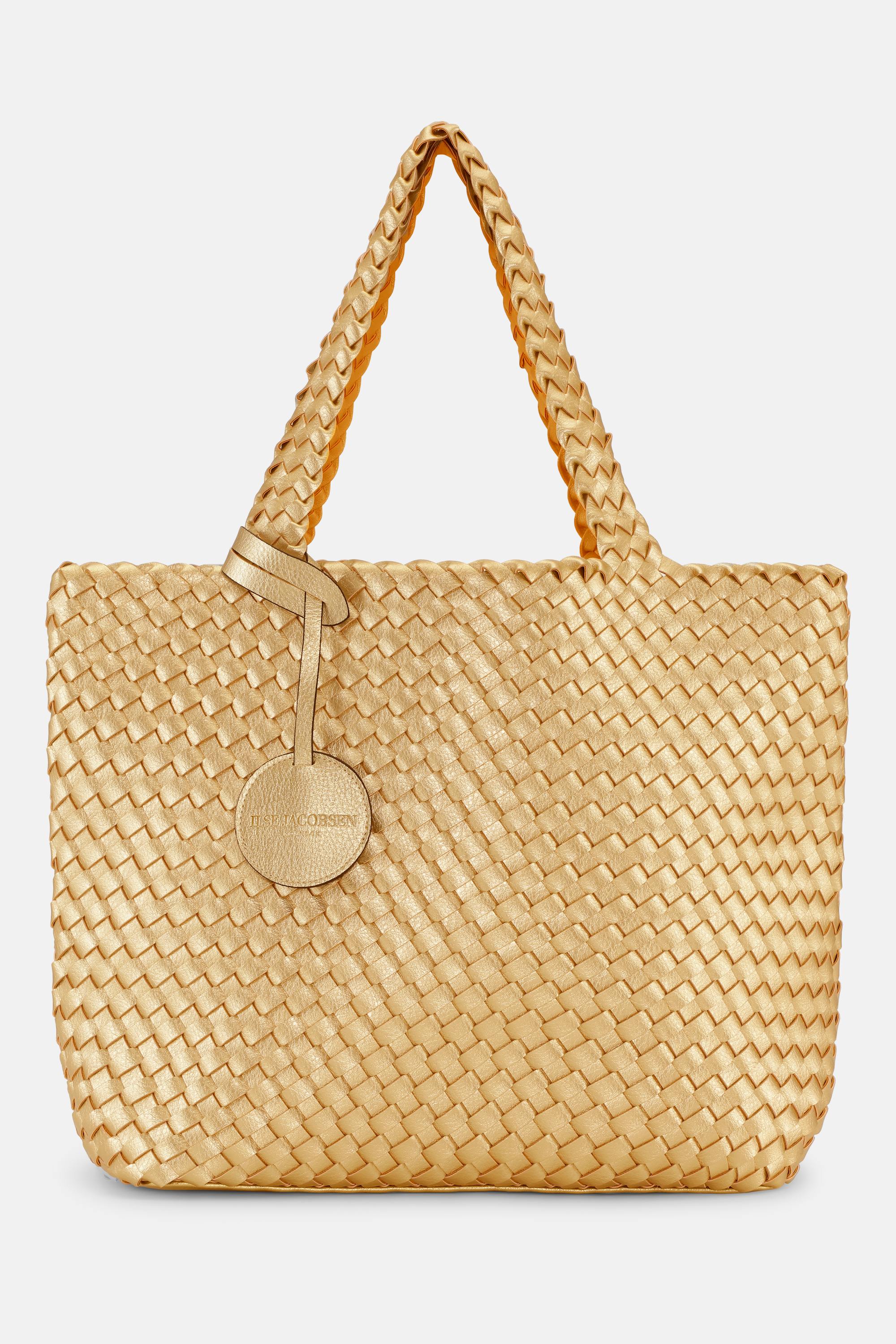 Tote Bag Flätad - Golden Nugget Golden Nugget Metallic